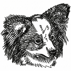 Dogs Embroidery Design 4